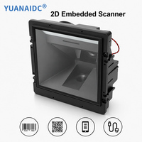 Escáner de Código de Barras Omnidireccional 2D YUANAIDC, Lector de Códigos QR USB con Detección Automática para Tiendas Minoristas, Supermercados y Puntos de Venta