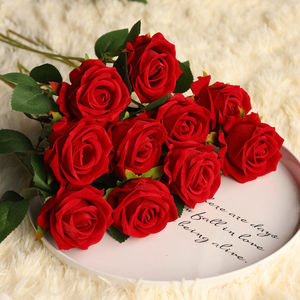 Simulation <strong>Flower</strong> Rose Waterfall Valentine's Day Home Wedding Decoration Flores Artificiales Velvet Rose <strong>Flower</strong> <strong>Wall</strong> - Product Image 3