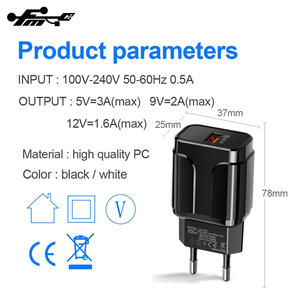 Iphone 13 Normal FMC 18W 3amp QC 3,0 USB Adaptador de cargador de viaje de pared Teléfono móvil QC3.0 <span class=keywords><strong>Anker</strong></span> Nano Iphone 14 Pro Cargador 1 X USB - Product Image 4