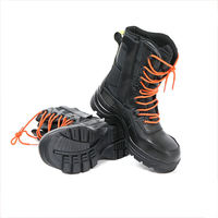 Bottes de protection de secours incendie standard 17, ignifuges et résistantes à la flexion, bottes de pompier de bout à bout
