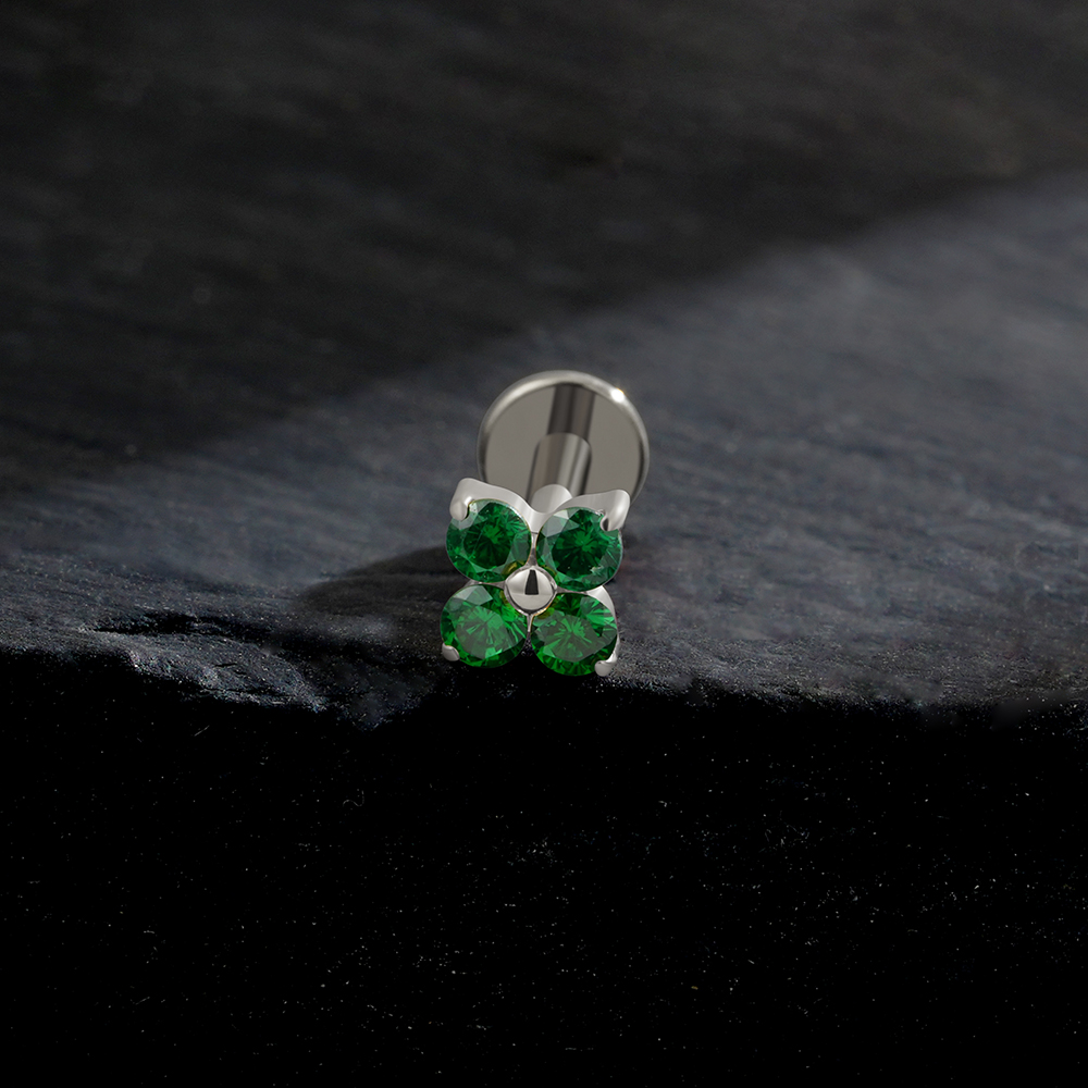 Steel/Green CZ