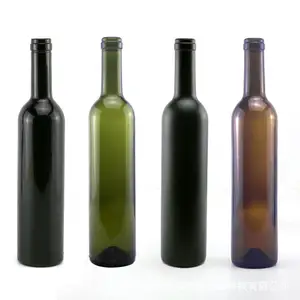 ענבר ירוק ריק טקילה ג'ין בקבוק יין אדום 750 מ""ל בקבוקי זכוכית בורדו