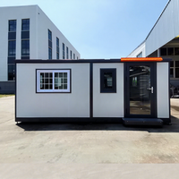 Maison en conteneur extensible modulaire à ossature en acier Maison préfabriquée en conteneur Maisons 3 chambres à coucher