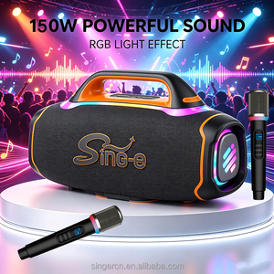 Haut-parleur subwoofer intelligent CQS-S685 150W de premier ordre, portable, étanche IPX6, sans fil, avec 2 microphones - Product Image 3