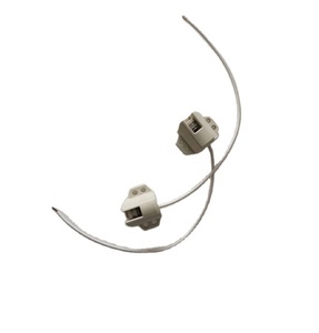 Douilles de lampe halogène led résistant aux hautes températures <span class=keywords><strong>r7s</strong></span> ligne épaisse en céramique support de lampe unique 1500w <span class=keywords><strong>r7s</strong></span> - Product Image 1