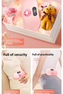 Almohadilla Térmica para Cólicos Menstruales, Cinturón de Masaje para Aliviar el Dolor con Material ABS, Batería de 1800 mAh y Control de Tiempo - Product Image 4