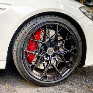 Nouvelles jantes en alliage forgé RGW Rally Mesh Drag Racing, 18-26 <span class=keywords><strong>pouces</strong></span>, personnalisation, sport, polies, concaves, FF10 Chrome 5x120 - Product Image 2