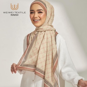 <span class=keywords><strong>Foulard</strong></span> Imprimé Ethnique Style Voile en Coton pour <span class=keywords><strong>Femme</strong></span> Musulmane - Vente en Gros - Product Image 3