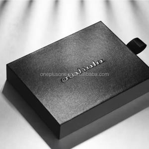 Custom Printed Logo <b>Black</b> <b>Box</b> UV Matte Lamination for Watches/Jewelry Rigid Paper Cardboard Glossy Foil Drawer for Gift - Product Image 4