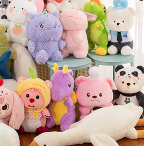 Peluche d'ours <span class=keywords><strong>anime</strong></span> en gros, tailles mixtes 4-15 pouces, avec rembourrage en coton PP, pour machine à griffes et distributeur automatique - Product Image 1