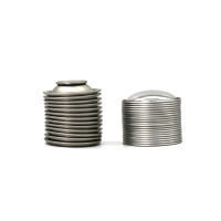 Embouts de boîtes aérosols métalliques 52 mm, en forme de cône ou de dôme, en fer blanc, avec logo personnalisé pour les boîtes de pulvérisation de produits chimiques, désodorisants et nettoyants (Thermosoudés)