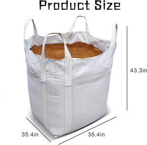 Sacs en vrac robustes en polypropylène tissé avec fond plat pour usage industriel et agricole - Product Image 6