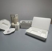 Boîte cadeau en pulpe de canne à sucre personnalisable, de haute qualité, recyclable, biodégradable et respectueuse de l'environnement, pressée à l'état humide