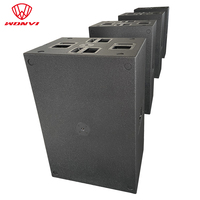 9006 double subwoofer actif de 18 pouces subwoofer haute puissance