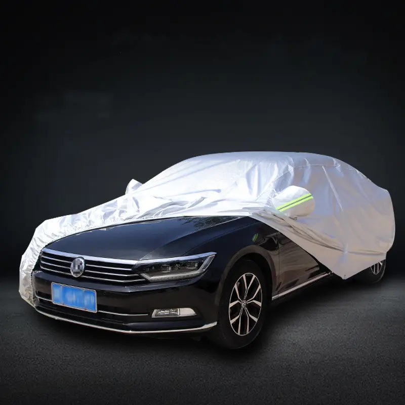 Parking Protective Cover DuPont Oxford Car Cloth Thickened Material Sunscreen Sunshade Waterproof Thickened Aluminum Foil Car Co
