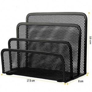 ที่ใส่จดหมายแบบตั้งโต๊ะ 3 ช่อง วัสดุโลหะคุณภาพสูง ขายส่ง - Product Image 3