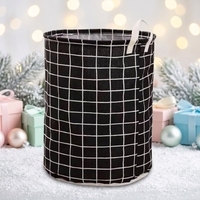Panier à linge pliable écologique grand format avec poignées, autoportant et étanche, pour rangement salle de bain et armoire