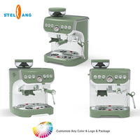 Cafetières électriques italiennes professionnelles Express Cappuccino Espresso Machine à café avec lait Fronter