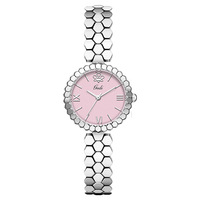 GEDI 52098 Kleid Armband Kette Vintage Damen Quarz Armbanduhr Edelstahl Wasserdichte Luxus Geschenk uhr