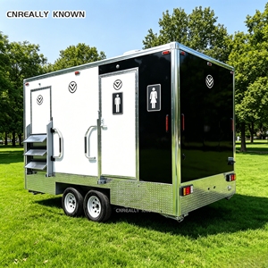 OEM Vip Steel Mobile Toilet Outdoor Portable Luxury Restroom <b>Trailer</b> for Park Use - Product Image 3
