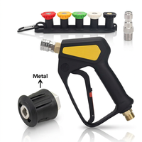 Pistolet de lavage haute pression ST2300 310 bars/4500 PSI avec lance métallique à connexion rapide en acier inoxydable pour le lavage de voitures et le nettoyage de véhicules