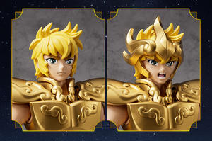 Blokees Figuras de Saint Seiya <span class=keywords><strong>Leo</strong></span> Aiolia Original Genuino Versión China Modelos Ensamblables Bloques de Construcción Juguete para Hombre Caja Sorpresa - Product Image 3