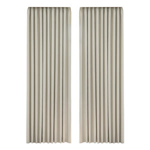 Rideaux occultants noirs dorés 2024, haut de gamme, opaques, luxueux, pare-soleil, couverture complète, fenêtre française, style moderne, 100% polyester - Product Image 5