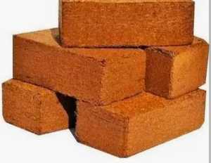 Bloc de fibre de coco brun compressé, biodégradable, léger, écologique, 100% naturel, cubes de coco pour la propagation des plantes et des semences - Product Image 2