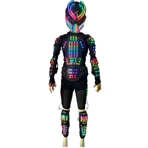 <span class=keywords><strong>Ropa</strong></span> de rendimiento de iluminación LED colorida <span class=keywords><strong>para</strong></span> adultos Trajes de espectáculo de escenario y <span class=keywords><strong>ropa</strong></span> de fiesta de celebración <span class=keywords><strong>para</strong></span> entretenimiento de <span class=keywords><strong>eventos</strong></span> de DJ - Product Image 1