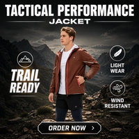 Blouson de randonnée imperméable, coupe-vent et respirant pour homme avec logo personnalisé, coutures entièrement thermocollées, fermeture éclair, idéal pour l'automne, coque anti-pluie OEM