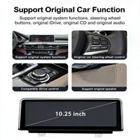 Radio para Auto con Pantalla HD de 10.25/12.3 Pulgadas, Montaje en el Tablero, NBT EVO para Navegación GPS para BMW X5 F15 X6 F16
