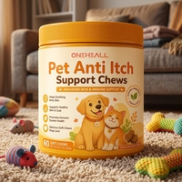 Complément Immunitaire Personnalisable pour Animaux : Soutien Anti-Démangeaisons et Soulagement des Allergies (Friandises à Mâcher)