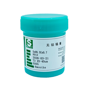 Hongsheng T5 T4 Sn99.3Cu0.7 T3ที่20-38um กิจกรรมสูงสำหรับอุปกรณ์อิเล็กทรอนิกส์ SMD SMT PCB ไม่มีตะกั่วสะอาดปราศจากตะกั่ว - Product Image 1