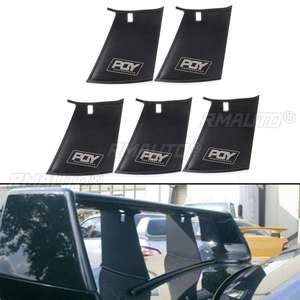สปอยเลอร์หลังรถยนต์แบบใหม่ พร้อมขาตั้งกันชนสำหรับ Subaru Impreza 2002-2007 WRX STi ปีกสปอยเลอร์แบบแข็งแรงพร้อมขาตั้งเสริม - Product Image 1