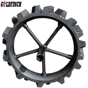 YHS ROCKWAY 110cm Yüksek Kaliteli Çelik Tarım Traktörü Lastikleri Çeltik Tarlası İçin Kauçuk Dolu Tekerlekler 2 Yıl Garantili - Product Image 5