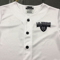 Camisas de Béisbol Blancas Personalizadas con Bordado para Niños, Camisetas de Softbol para Niños con Logotipo Bordado