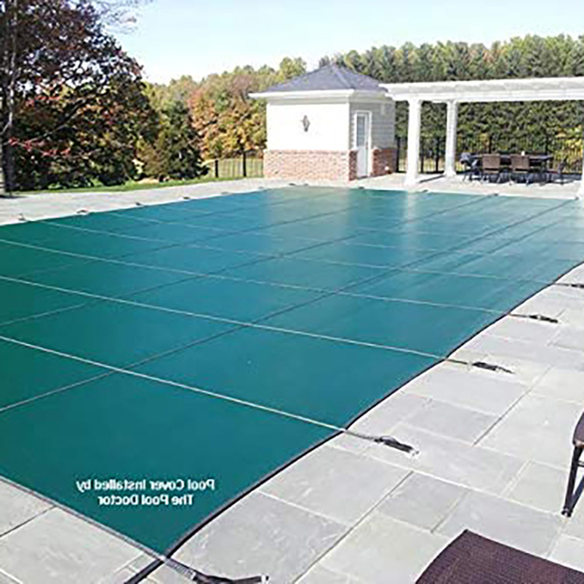 OEM Swimming Pool Cover Winter Pool Cover 18ft 16ft 14ft 12ft 10ft 8ft Safety Pool Season Covers with Super Load Bearing