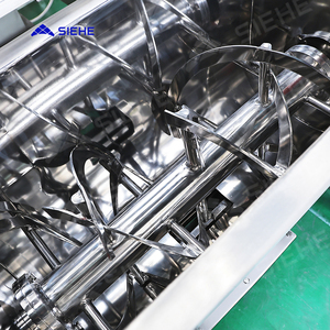 Hóa chất ngang ribbon Mixer thép không gỉ bột khô Ribbon Máy xay sinh tố Máy trộn - Product Image 6
