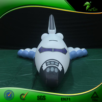 Navette spatiale gonflable, avion gonflable, avion gonflable à souffler, ballon d'avion