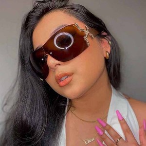 Maidis Frameless Sunglasses Pc Lens Uv400 Unisex Fashion Outdoors - Product Image 3