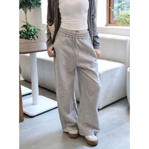 Pantalones y pantalones de mujer al mejor precio con cordón elástico detalle de costura resaltada cintura alta hechos en Vietnam - Product Image 2