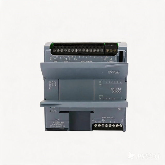 Original Sie-mens S7-1200 CPU 1212C DC/DC/DC PLC 6ES7212-1AE40-0XB0, 8DI 6DO 2AI, Compact Automation Controller