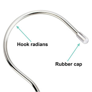 Perchas de Metal de Acero Inoxidable Resistentes al Agua para Baño, Antideslizantes, para Tiendas de Ropa, Venta al por Mayor Personalizada CF - Product Image 3