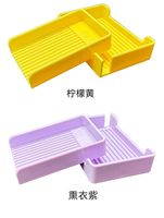 Boîte de rangement éducative en ABS couleur pastel macaron pour perles, plateau de tri de pixels DIY aux tons apaisants pour les loisirs créatifs, pour les 8 ans et plus, unisexe