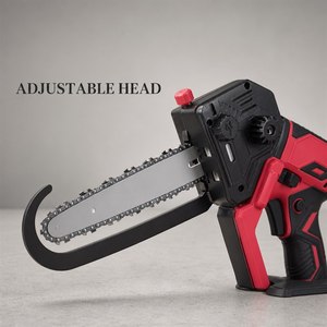Motosierra Inalámbrica de 8 Pulgadas, 18V, 550W, de Grado Industrial, para Bricolaje, con Cubierta Protectora LED, para Cortar Ramas de Madera - Product Image 2
