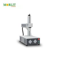Machine de marquage et de gravure au laser à fibre miniature 20W/30W/50W/100W avec système de refroidissement par air CNC Sino Galvo pour matériaux métalliques et non métalliques