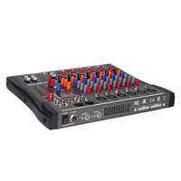 Console de mixage audio professionnelle 6 canaux CT avec 16 effets DSP, équipement audio, contrôleur DJ/console de mixage pour petite scène