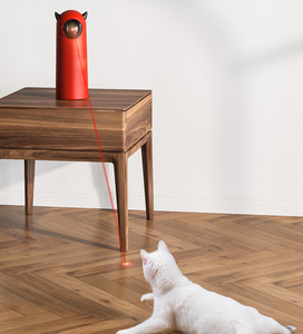 Giocattolo Interattivo Automatico Moderno per Cani e Gatti con LED Laser, Accessorio Elettronico Portatile in ABS - Product Image 5