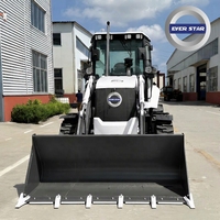 Chargeuse-pelleteuse hydraulique Everstar à déplacement latéral, anti-choc, faible entretien, idéale pour les travaux municipaux