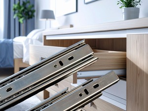 Riel de Cajón con Rodamiento de Bolas de Acero Laminado en Frío Galvanizado de Zinc de 36 mm TOOLSLIDE TS36, Resistente, Silencioso, Extensión Completa, 35 kg, Industrial - Product Image 5